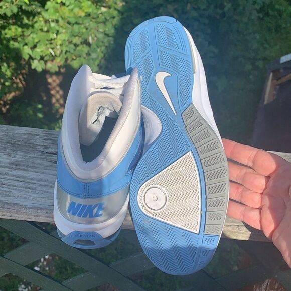 NIKE AIR MAX BASKETBALL SHOES 407708-402 WOMENS  Sz 8 CAROLINA BLUE 2010 *RARE* - Picture 4 of 8